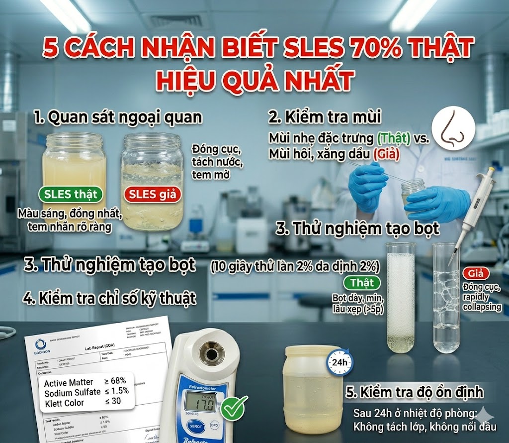 5 cách nhận biết thật giả SLES