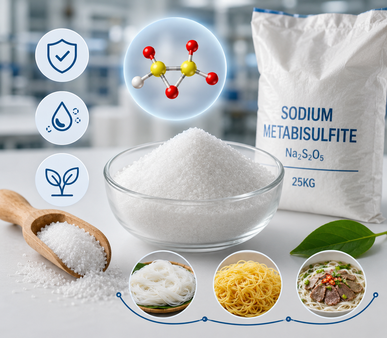 Chất Sodium Metabisulfite
