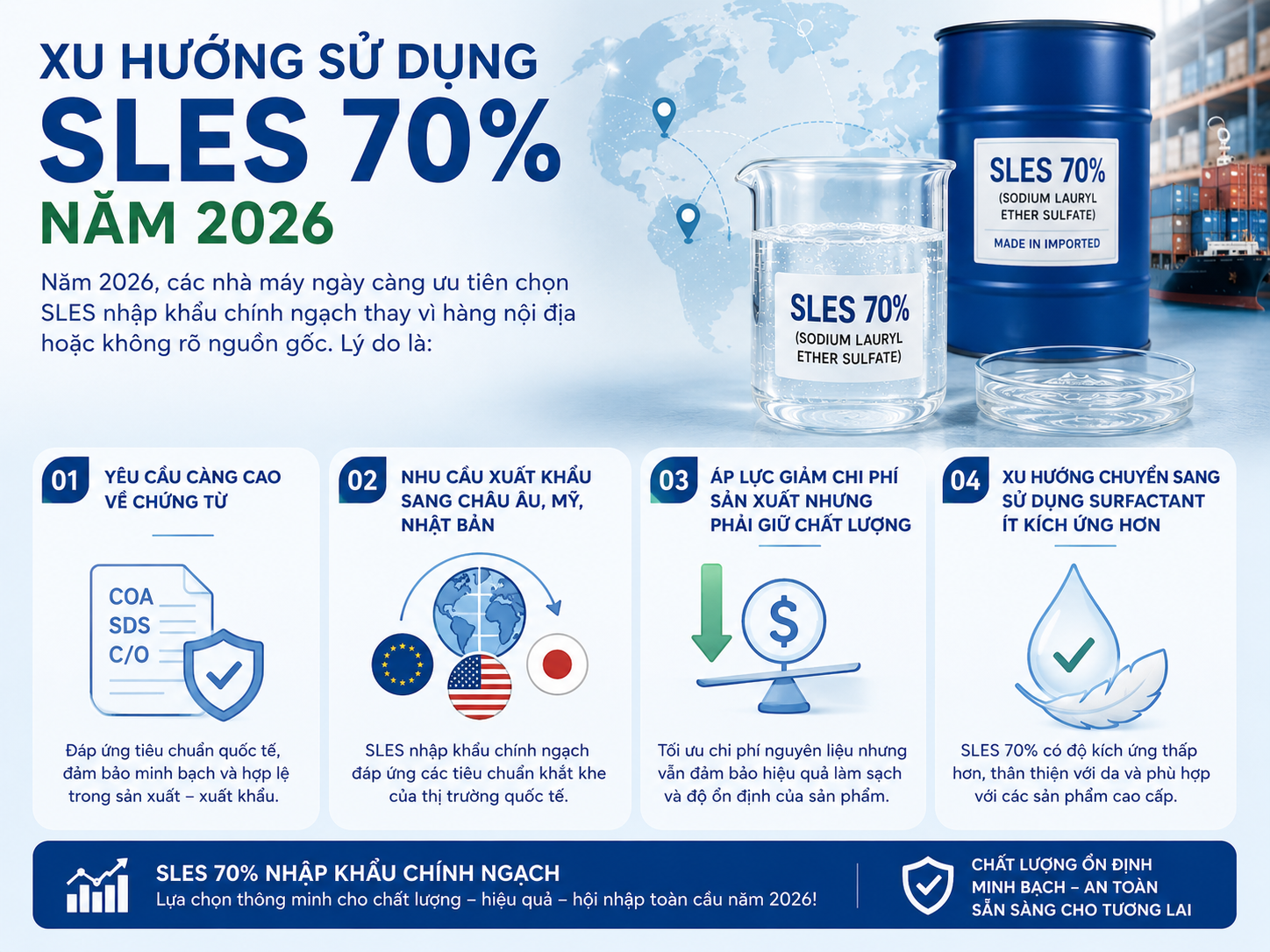 Xu hướng sử dụng SLES 70