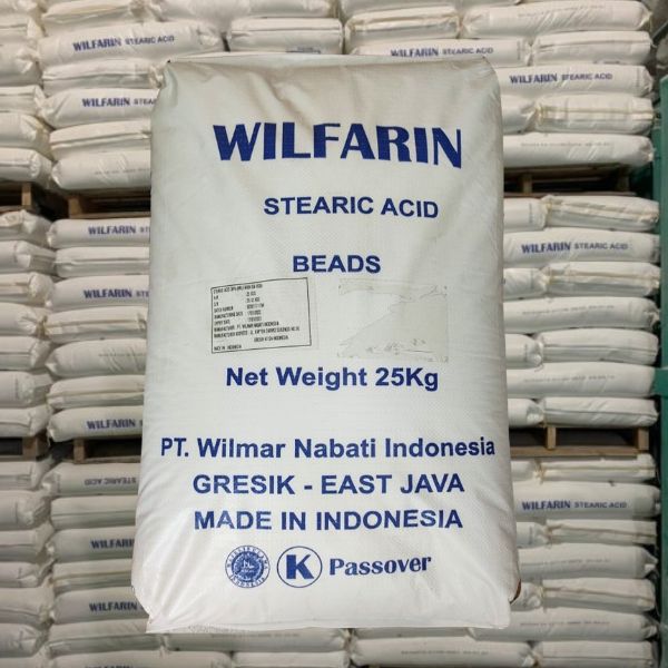 Stearic Acid (C17H35COOH) – Hạt Trắng WILFARIN | PT. Wilmar Nabati Indonesia