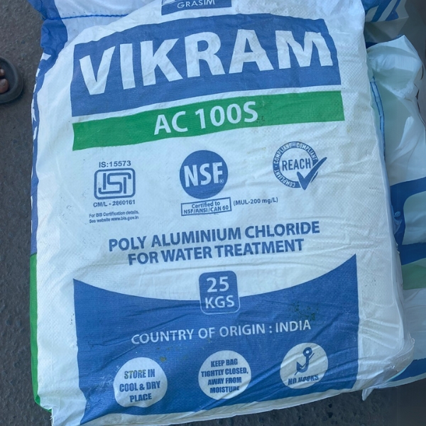 Poly Aluminium Chloride - PAC Vikram AC 100S – Hóa chất keo tụ xử lý nước