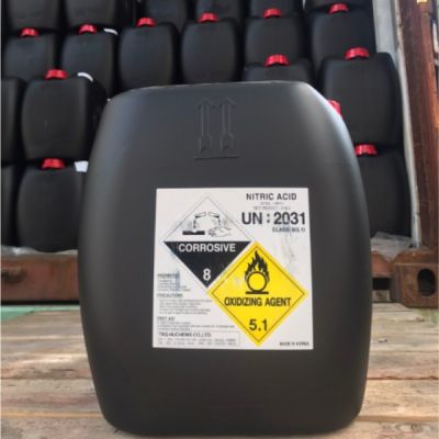 Acid Nitric HNO₃ Hàn Quốc – Hóa chất oxy hóa mạnh, ứng dụng đa dạng trong sản xuất và xử lý công nghiệp