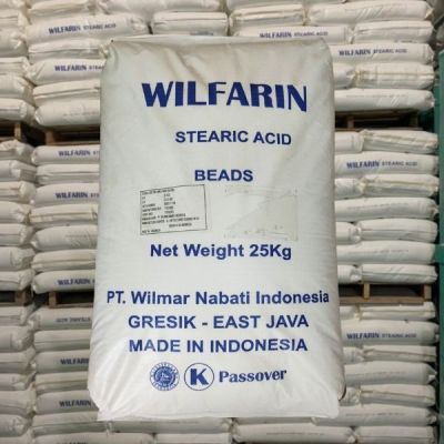 Stearic Acid (C17H35COOH) – Hạt Trắng WILFARIN | PT. Wilmar Nabati Indonesia