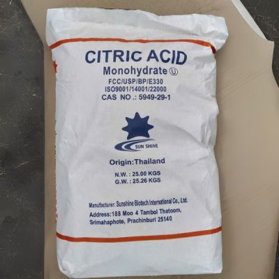 Citric Acid Thái Lan – Axit chanh tinh khiết dùng trong thực phẩm, dược phẩm và công nghiệp