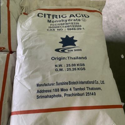 Citric Acid Thái Lan – Axit chanh tinh khiết dùng trong thực phẩm, dược phẩm và công nghiệp