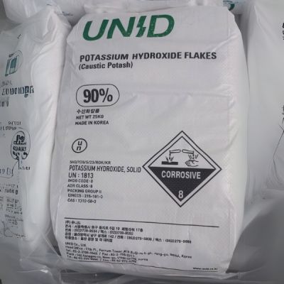 Potassium Hydroxide Flakes 90% – KOH Vảy - Kali Hydroxit 