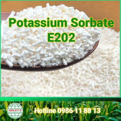 Potassium Sorbate (Kali Sorbat) | Phụ gia bảo quản thực phẩm E202