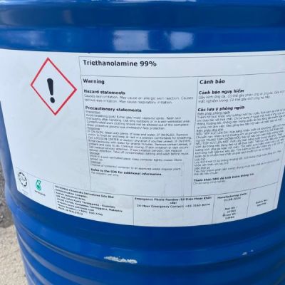 TRIETHANOLAMINE 99% – HÓA CHẤT CHUYÊN DỤNG TRONG CÔNG NGHIỆP & MỸ PHẨM