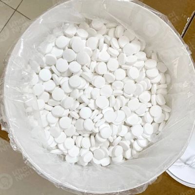 TTCA Viên 2g – Trichloroisocyanuric Acid - Clo diệt khuẩn nước hồ bơi, nước thải | Thùng 5kg