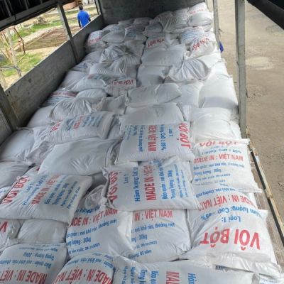 Vôi Bột CaO ≥ 85% – Loại 1 Chất Lượng Cao | Đóng Gói 30kg – Made in Vietnam
