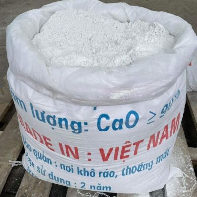 Vôi Bột CaO ≥ 85% – Loại 1 Chất Lượng Cao | Đóng Gói 30kg – Made in Vietnam