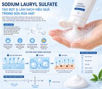 SLES Trong Sữa Rửa Mặt - Giải Ph&aacute;p Tạo Bọt V&agrave; L&agrave;m Sạch
