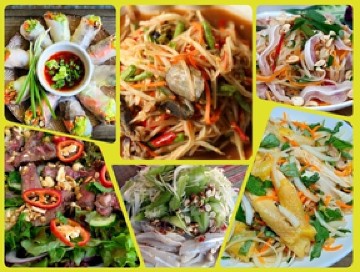 C&ocirc;ng thức l&agrave;m c&aacute;c m&oacute;n gỏi ngon phổ biến tại Việt Nam