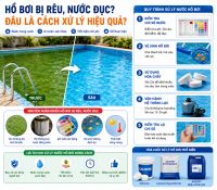 Hồ Bơi Bị R&ecirc;u, Nước Đục? Đ&acirc;u L&agrave; C&aacute;ch Xử L&yacute; Hiệu Quả?