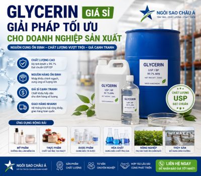 Glycerin Gi&aacute; Sỉ &ndash; Nguồn Cung Ổn Định Cho Doanh Nghiệp