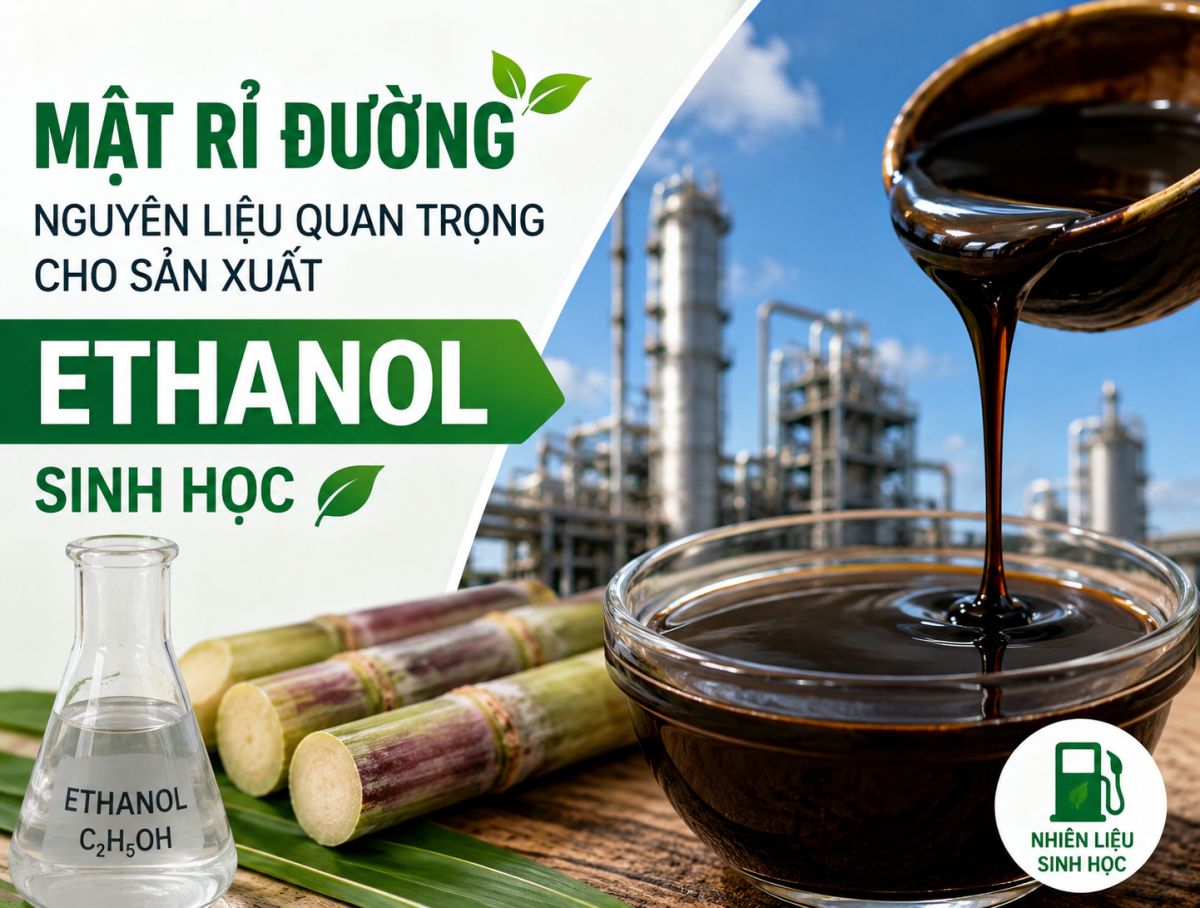 MẬT RỈ ĐƯỜNG &ndash; NGUY&Ecirc;N LIỆU QUAN TRỌNG CHO SẢN XUẤT ETHANOL SINH HỌC