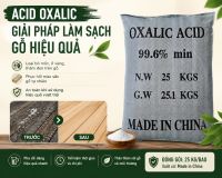 L&agrave;m Sạch Gỗ Bằng Acid Oxalic