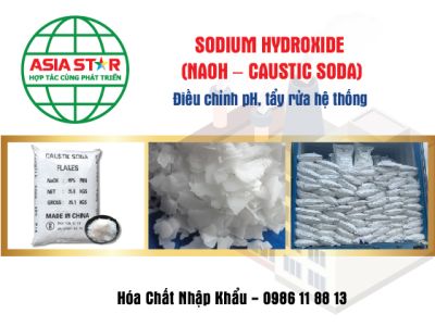 SODIUM HYDROXIDE (NaOH – CAUSTIC SODA): Ứng dụng điều chỉnh pH