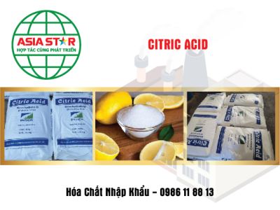 Citric Acid – Axit Citric: Phụ gia thực phẩm an toàn
