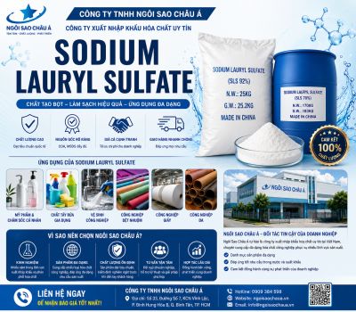 Sodium Lauryl Sulfate - C&ocirc;ng Ty Ng&ocirc;i Sao Ch&acirc;u &Aacute;