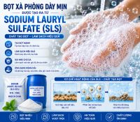 Sodium Lauryl Sulfate - Chất Tạo Bọt Trong X&agrave; Ph&ograve;ng