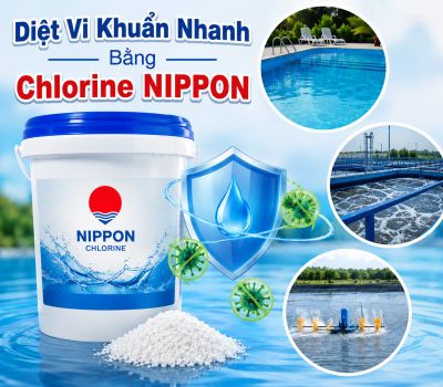 Diệt Vi Khuẩn Nhanh Bằng Chlorine NIPPON