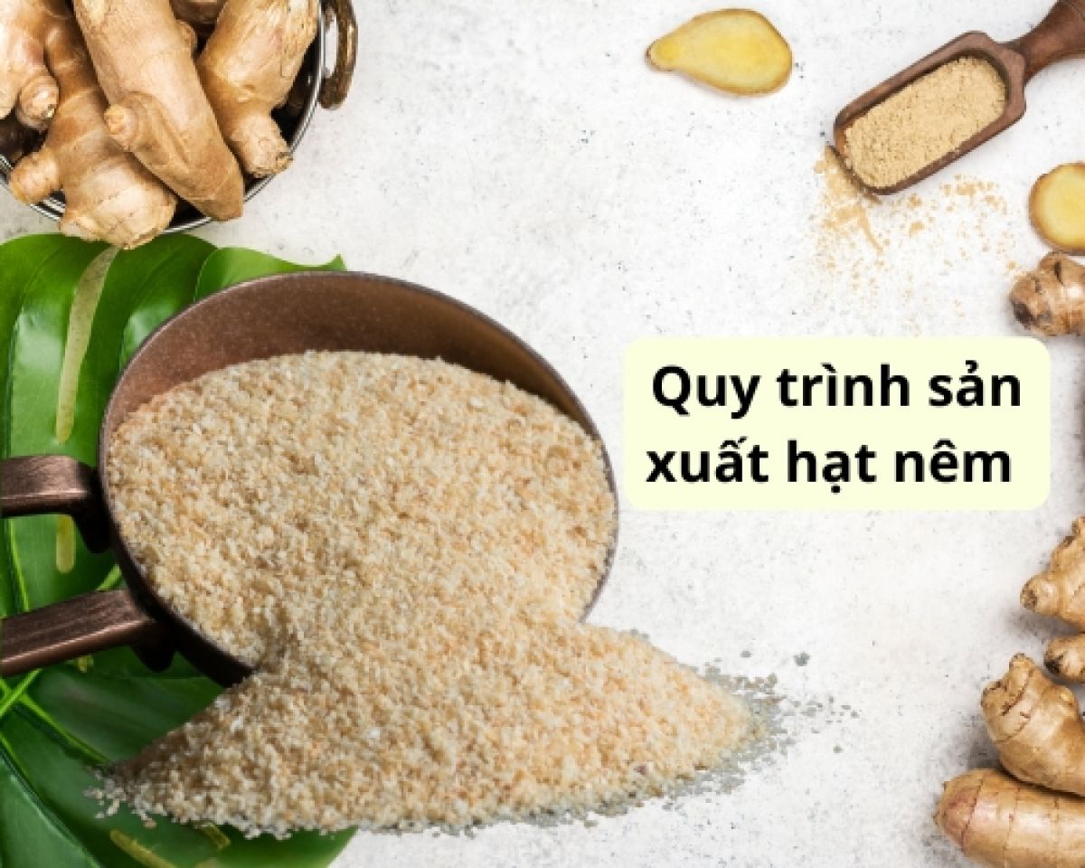 Quy tr&igrave;nh sản xuất hạt n&ecirc;m - Gia vị ho&agrave;n hảo cho mọi m&oacute;n ăn