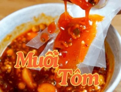 Công thức làm muối tôm chấm bánh tráng ngon tuyệt đỉnh