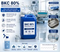 BKC 80% C&oacute; Phải L&agrave; Chất Khử Khuẩn Được Tin D&ugrave;ng Trong Y Tế?
