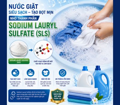 Sodium Lauryl Sulfate L&agrave; G&igrave;? C&oacute; Vai Tr&ograve; G&igrave; Trong Nước Giặt
