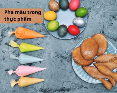 Pha màu trong thực phẩm: Phương pháp, ảnh hưởng của nhiệt độ, và liều lượng khuyến nghị
