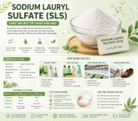 Sodium Lauryl Sulfate (SLS) - Chất Tạo Bọt Tốt Nhất Hiện Nay