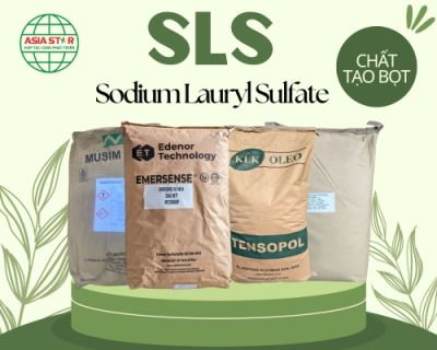 Chất tạo bọt SLS &ndash; Sodium Lauryl Sulfate d&ugrave;ng trong tẩy rửa v&agrave; mỹ phẩm