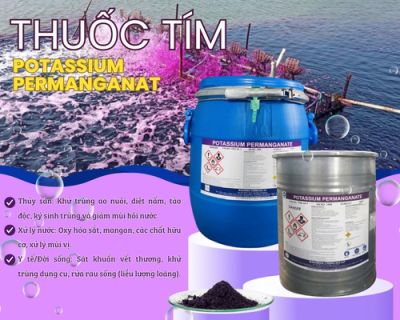 Thuốc t&iacute;m (KMnO₄) &ndash; C&ocirc;ng dụng, đặc điểm v&agrave; ứng dụng trong xử l&yacute; nước