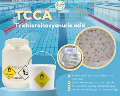 TCCA &ndash; Trichloroisocyanuric Acid Khử Tr&ugrave;ng Mạnh, Clo Hoạt T&iacute;nh Cao