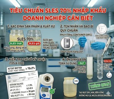 Ti&ecirc;u Chuẩn SLES 70% Nhập Khẩu Doanh Nghiệp Cần Biết